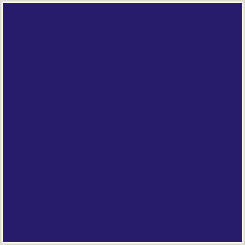 271B6B Hex Color Image (BLUE, LUCKY POINT, MIDNIGHT BLUE)