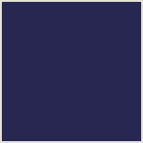 272752 Hex Color Image (BLUE, MIDNIGHT BLUE, PORT GORE)