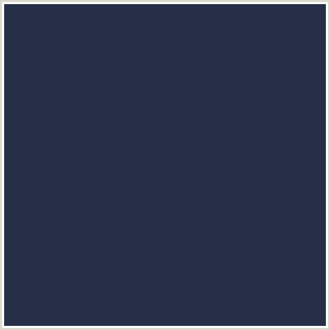272E48 Hex Color Image (BLUE, EBONY CLAY)