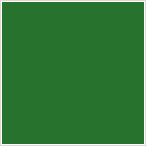 27722D Hex Color Image (FOREST GREEN, GREEN, GREEN PEA)