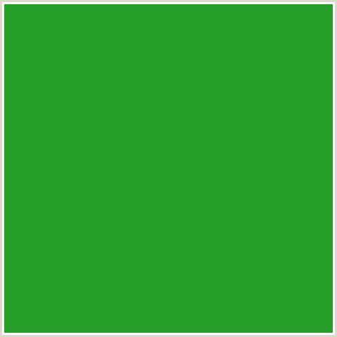 279E27 Hex Color Image (FOREST GREEN, GREEN)