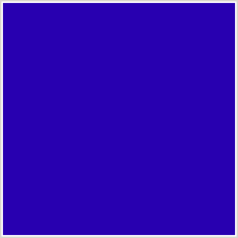 2800B0 Hex Color Image (BLUE VIOLET, DARK BLUE)