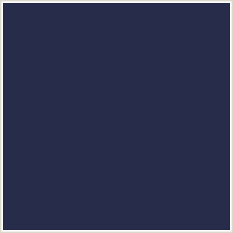 282C4B Hex Color Image (BLUE, MARTINIQUE)