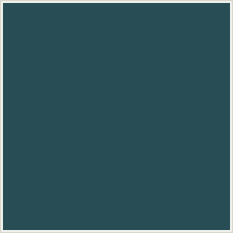 284D55 Hex Color Image (LIGHT BLUE, PLANTATION)