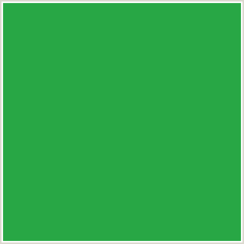 28A745 Hex Color Image (EUCALYPTUS, GREEN)