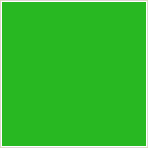 28B821 Hex Color Image (FOREST GREEN, GREEN)