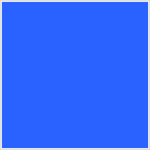 2962FF Hex Color Image (BLUE, DODGER BLUE)