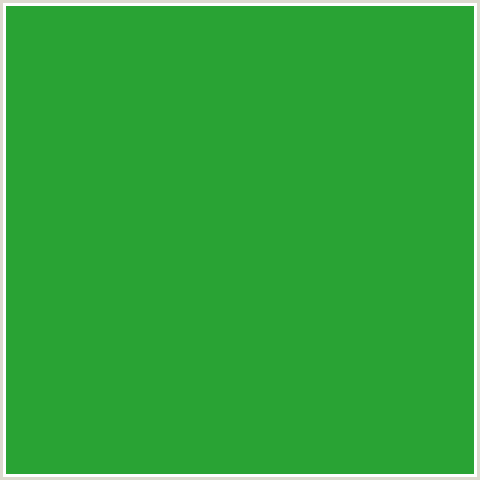 29A334 Hex Color Image (FOREST GREEN, GREEN)