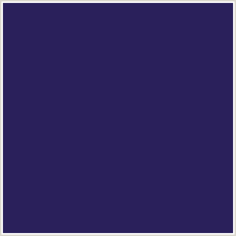 2A205B Hex Color Image (BLUE VIOLET, PORT GORE)