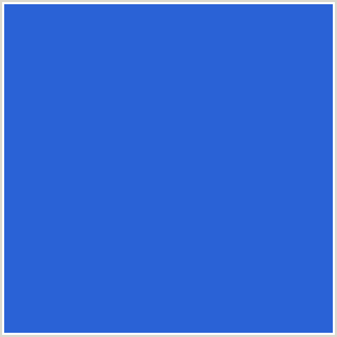 2A62D6 Hex Color Image (BLUE, MARINER)
