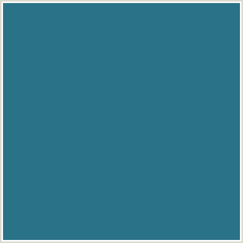 2A7287 Hex Color Image (CALYPSO, LIGHT BLUE)