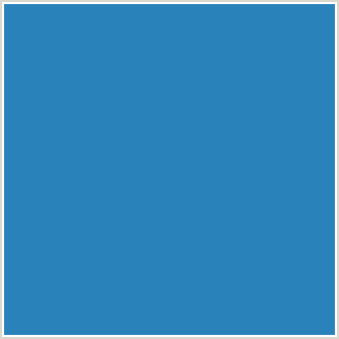 2A82BA Hex Color Image (BLUE, MARINER)