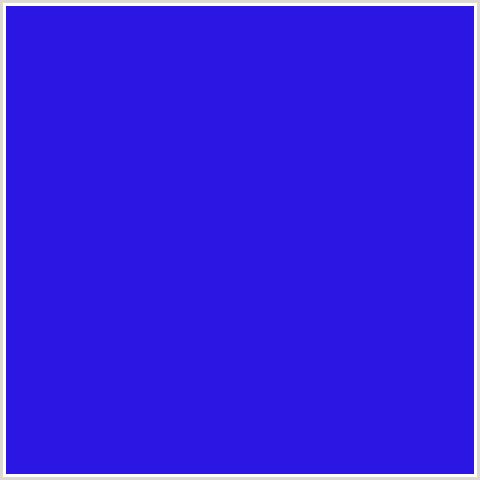 2B16E3 Hex Color Image (BLUE, PERSIAN BLUE)