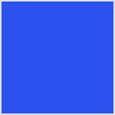 2B52F0 Hex Color Image (BLUE, ROYAL BLUE)