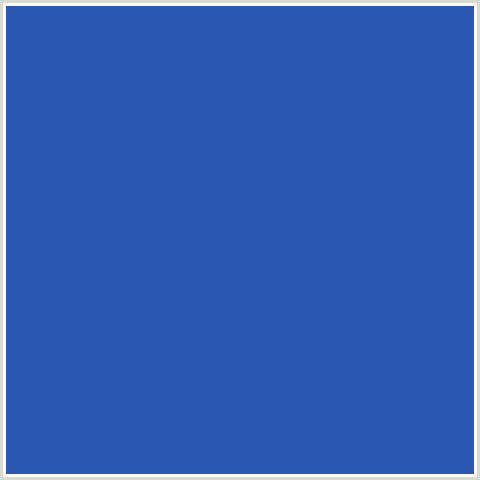 2B58B3 Hex Color Image (BLUE, CERULEAN BLUE)