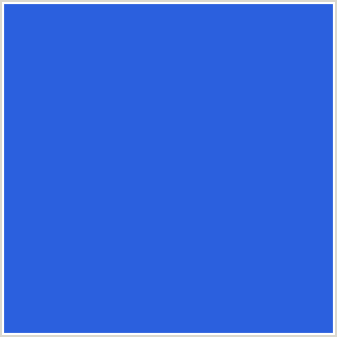 2B60DE Hex Color Image (BLUE, ROYAL BLUE)