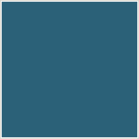 2B6178 Hex Color Image (CALYPSO, LIGHT BLUE)