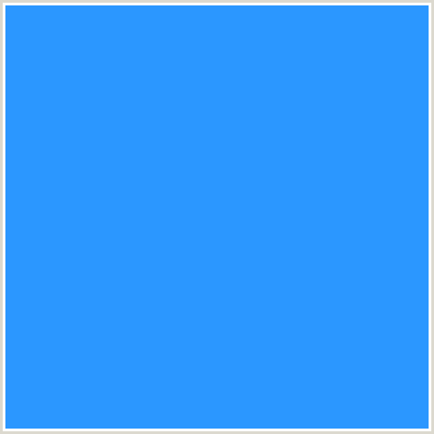 2B97FF Hex Color Image (BLUE, DODGER BLUE)