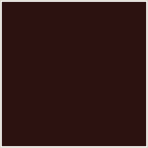 2C1210 Hex Color Image (COFFEE BEAN, RED)