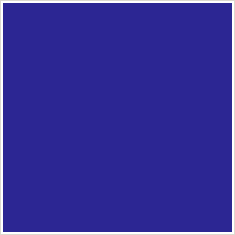 2C2693 Hex Color Image (BLUE, JACKSONS PURPLE)