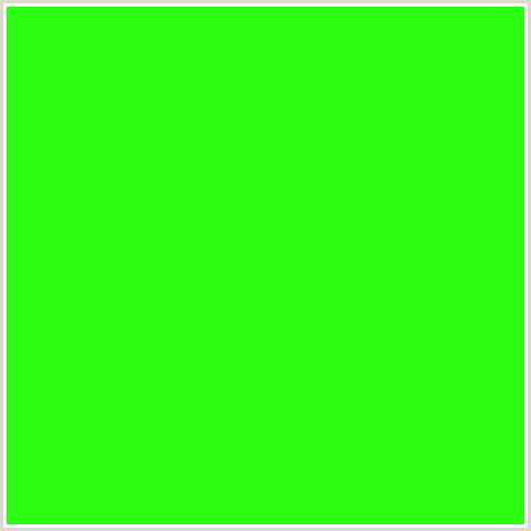 2CFF14 Hex Color Image (GREEN, HARLEQUIN)