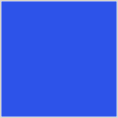 2D53E9 Hex Color Image (BLUE, ROYAL BLUE)