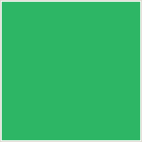 2DB665 Hex Color Image (GREEN BLUE, JUNGLE GREEN)