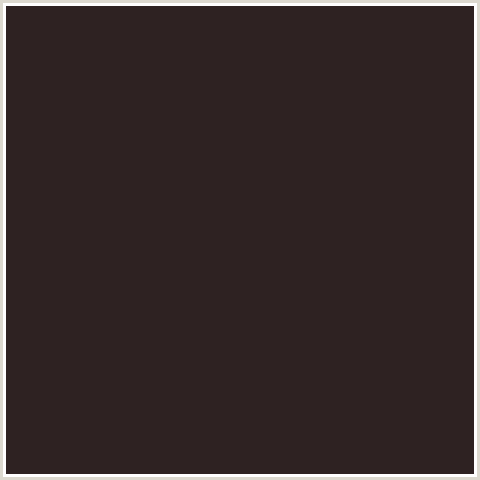 2E2222 Hex Color Image (COCOA BROWN, RED)