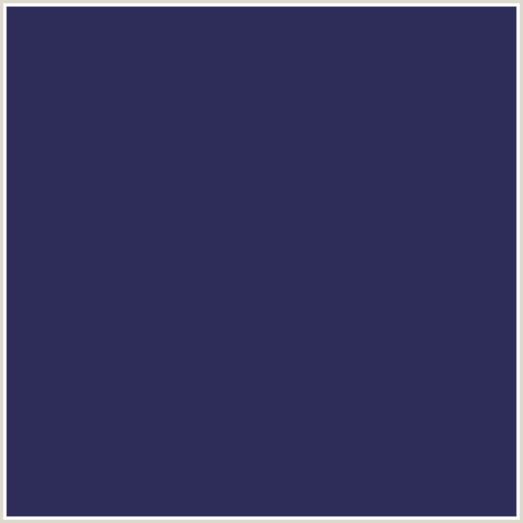 2E2C58 Hex Color Image (BLUE, MIDNIGHT BLUE, RHINO)