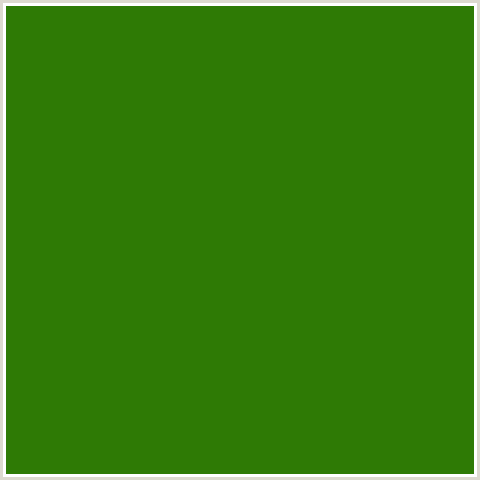 2E7A05 Hex Color Image (FOREST GREEN, GREEN, JAPANESE LAUREL)