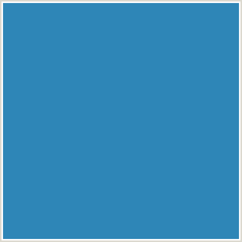 2E86B7 Hex Color Image (BLUE, BOSTON BLUE)