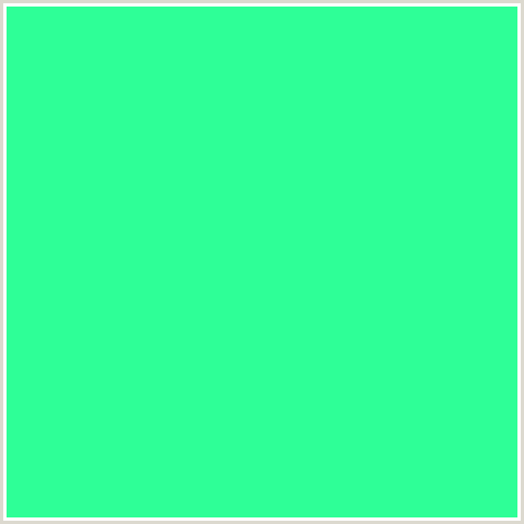 2EFF97 Hex Color Image (GREEN BLUE, SPRING GREEN)
