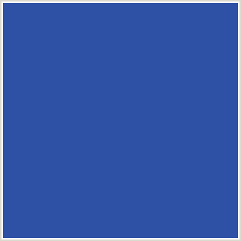 2F51A5 Hex Color Image (BLUE, SAPPHIRE)
