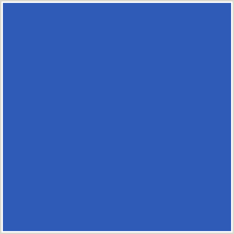 2F5BB7 Hex Color Image (BLUE, CERULEAN BLUE)