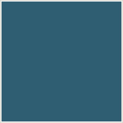 2F5E73 Hex Color Image (CASAL, LIGHT BLUE)