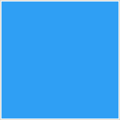 2F9FF4 Hex Color Image (BLUE, DODGER BLUE)