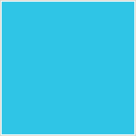 2FC5E6 Hex Color Image (LIGHT BLUE, PICTON BLUE)