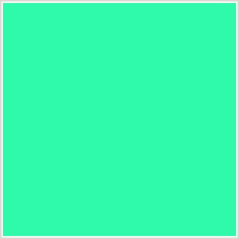 2FFAAB Hex Color Image (GREEN BLUE, SPRING GREEN)