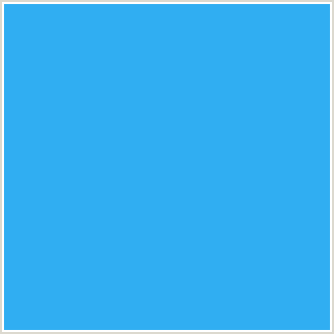 30AEF2 Hex Color Image (BLUE, PICTON BLUE)