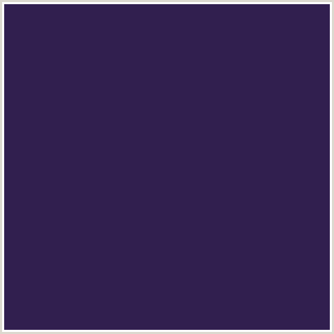 311F4F Hex Color Image (BLUE VIOLET, PORT GORE)