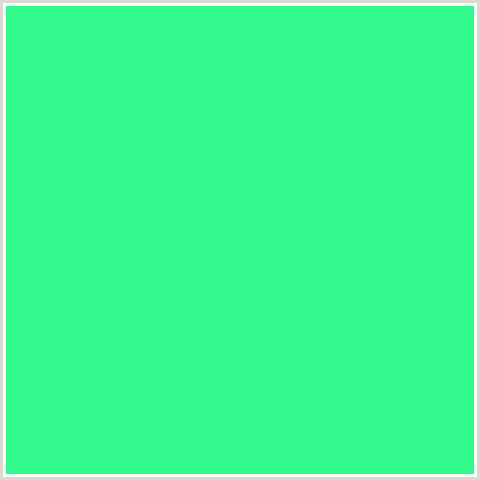 32FA8C Hex Color Image (GREEN BLUE, SPRING GREEN)