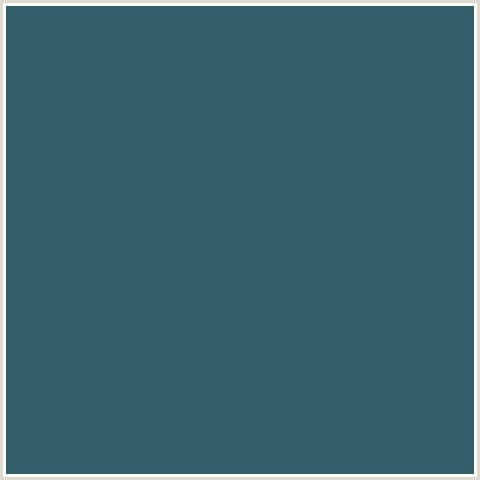 335D69 Hex Color Image (CASAL, LIGHT BLUE)