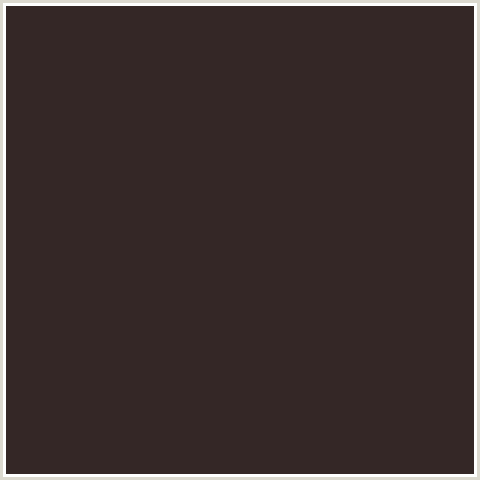 342726 Hex Color Image (COCOA BROWN, RED)