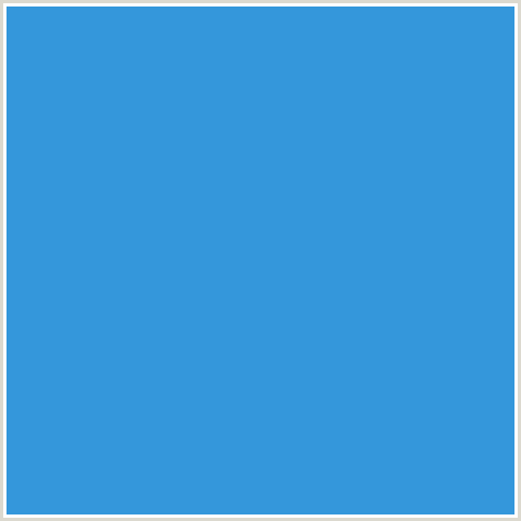 3497DB Hex Color Image (BLUE, CURIOUS BLUE)
