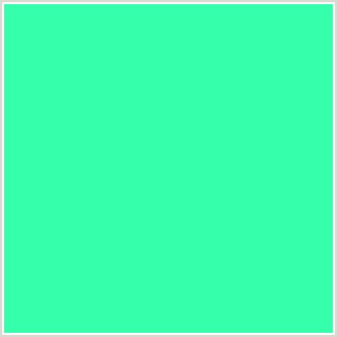35FFAB Hex Color Image (GREEN BLUE, SPRING GREEN)