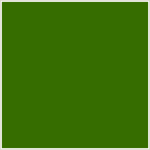366D00 Hex Color Image (FOREST GREEN, GREEN, VERDUN GREEN)