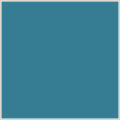 367C93 Hex Color Image (CALYPSO, LIGHT BLUE)
