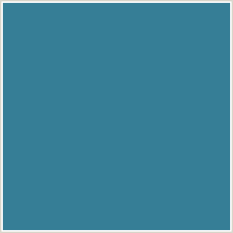 367E96 Hex Color Image (CALYPSO, LIGHT BLUE)