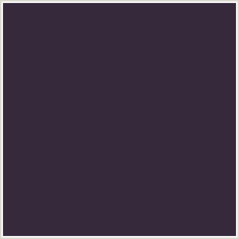 37293C Hex Color Image (BLACKCURRANT, PURPLE, VIOLET)