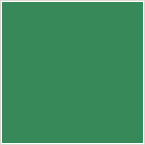378B5B Hex Color Image (GREEN BLUE, SEA GREEN)